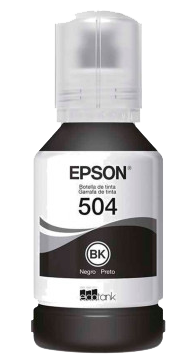 Botellas de tintas EPSON 504 Black